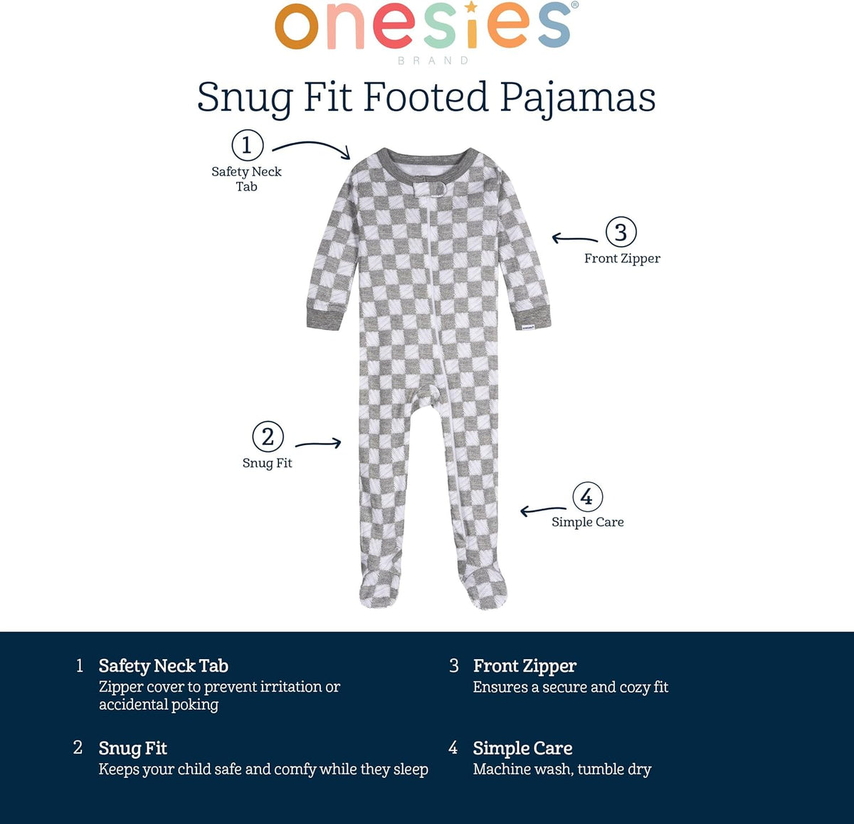 Baby Boys 4-Pack Sleep 'N Play Footies