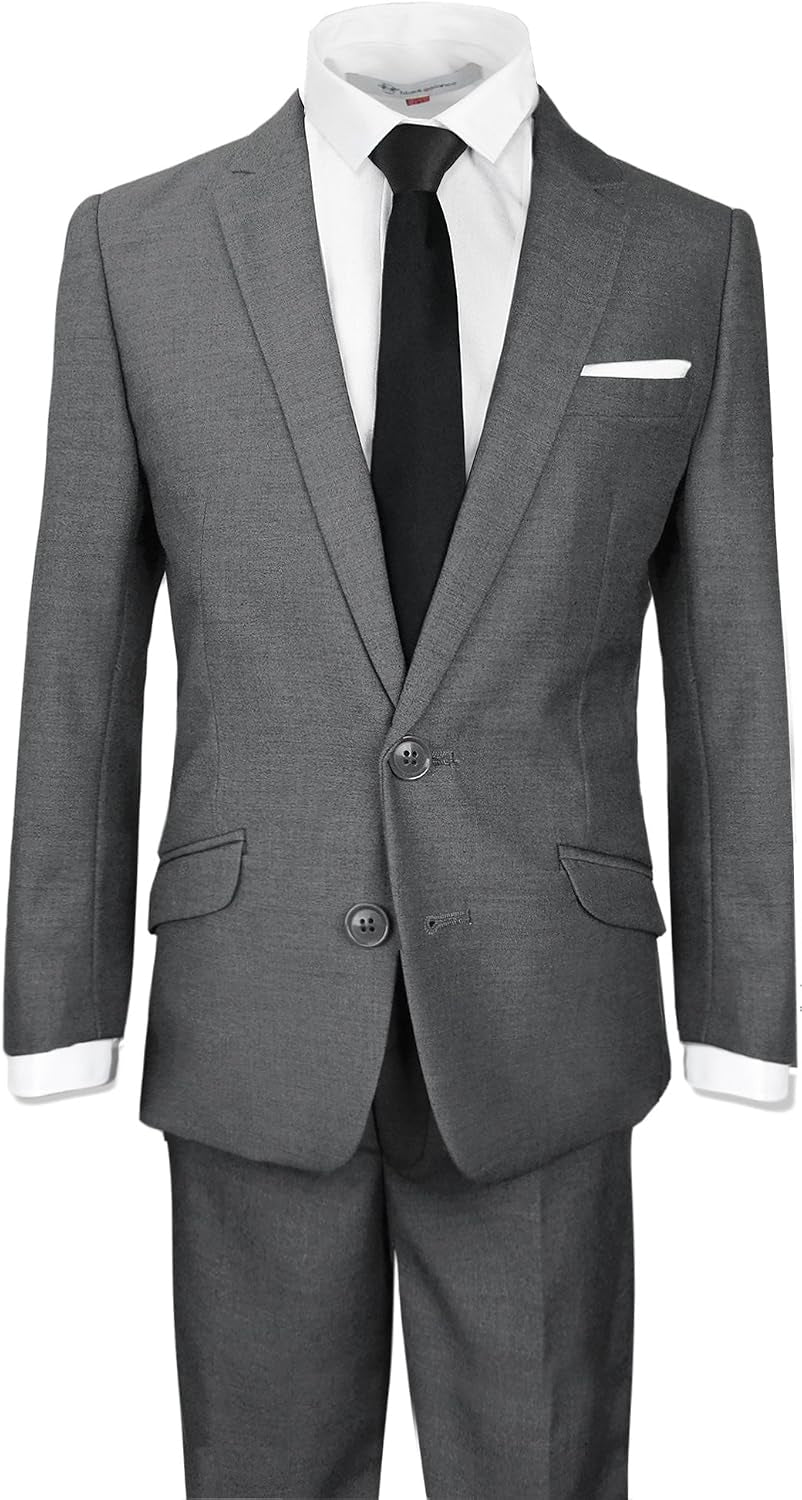 Signature Boys' Slim Fit Suit Complete Outfit