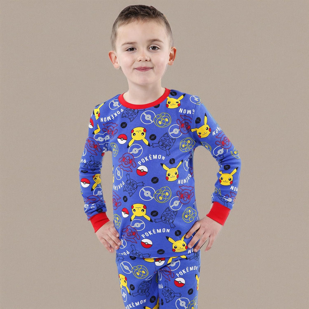 Pokemon Pajamas for Boys | Soft Cotton Pikachu Pajama | Officially Licensed Kids  Pjs