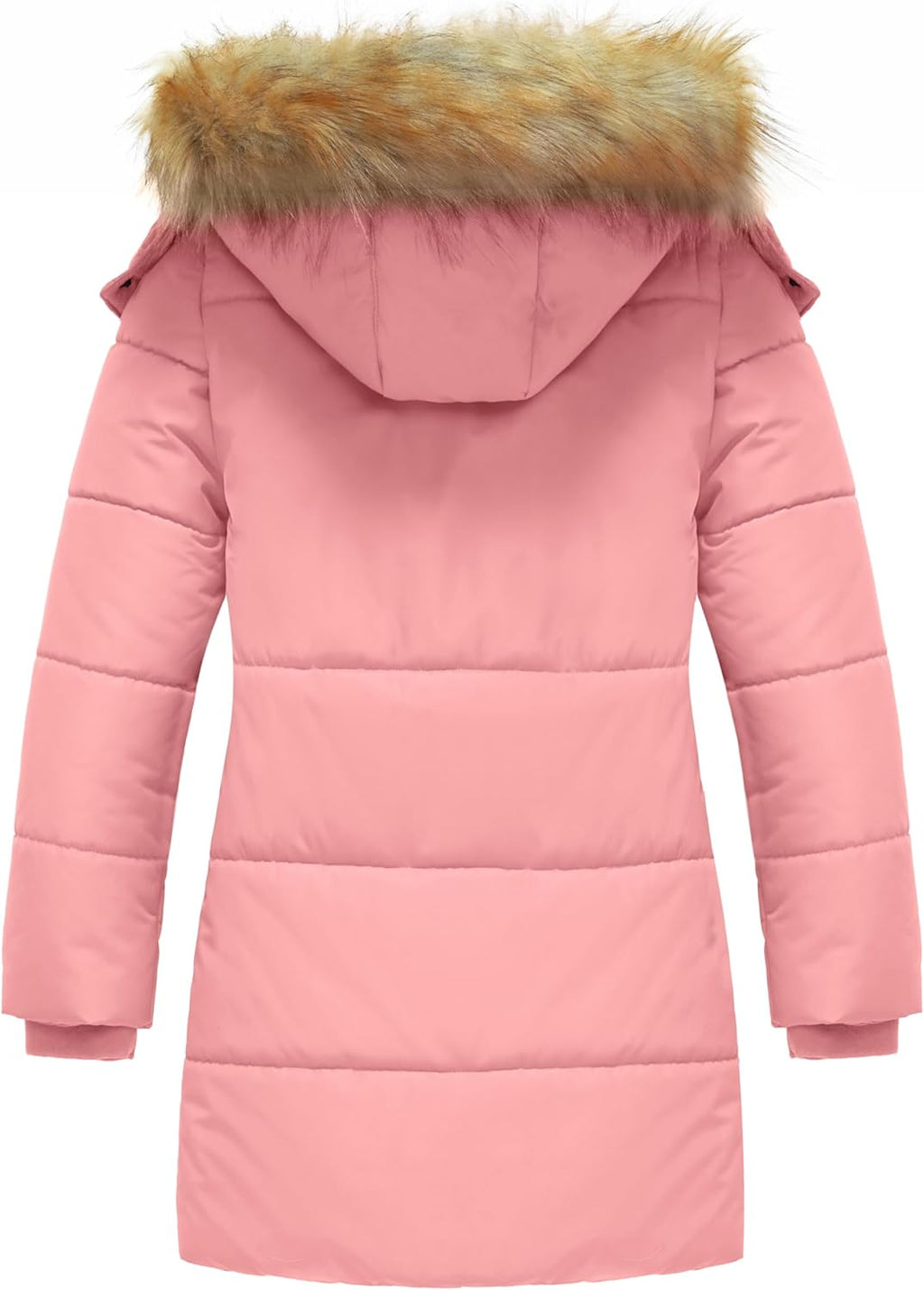 Girls' Waterproof Winter Coat Long Puffer Jacket Warm Parka Hooded