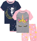 Cozy Cotton Short Pajama Sets for Little Girls - Perfect Summer Sleepwear for Kids 24 Months to 16 Years