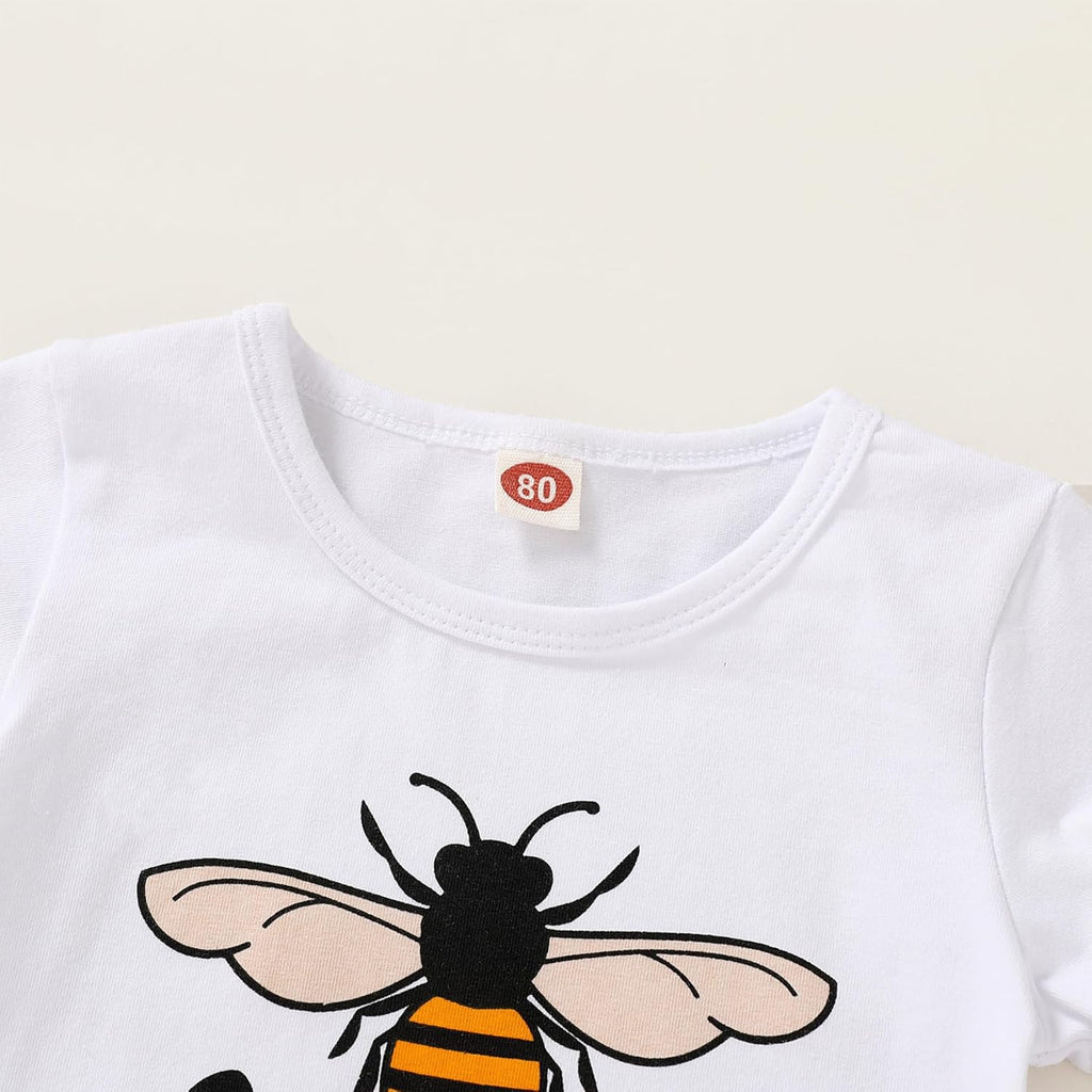 Toddler Baby Girls Clothes Watermelon T-Shirt + Linen Shorts with Belt Cute Summer Short Set