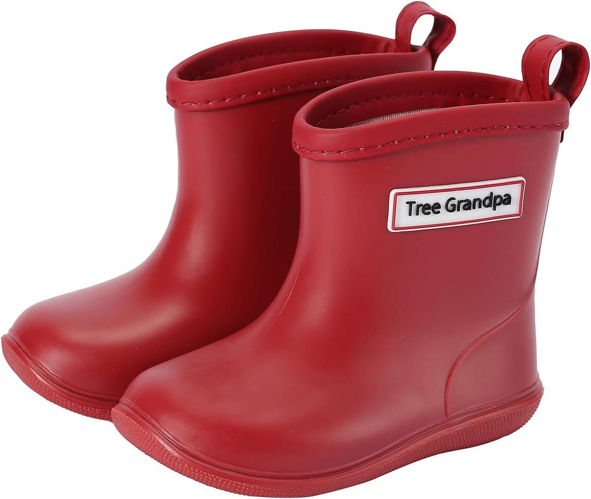 Toddler Rain Boots Waterproof Shoes for Boys Girls Lightweight