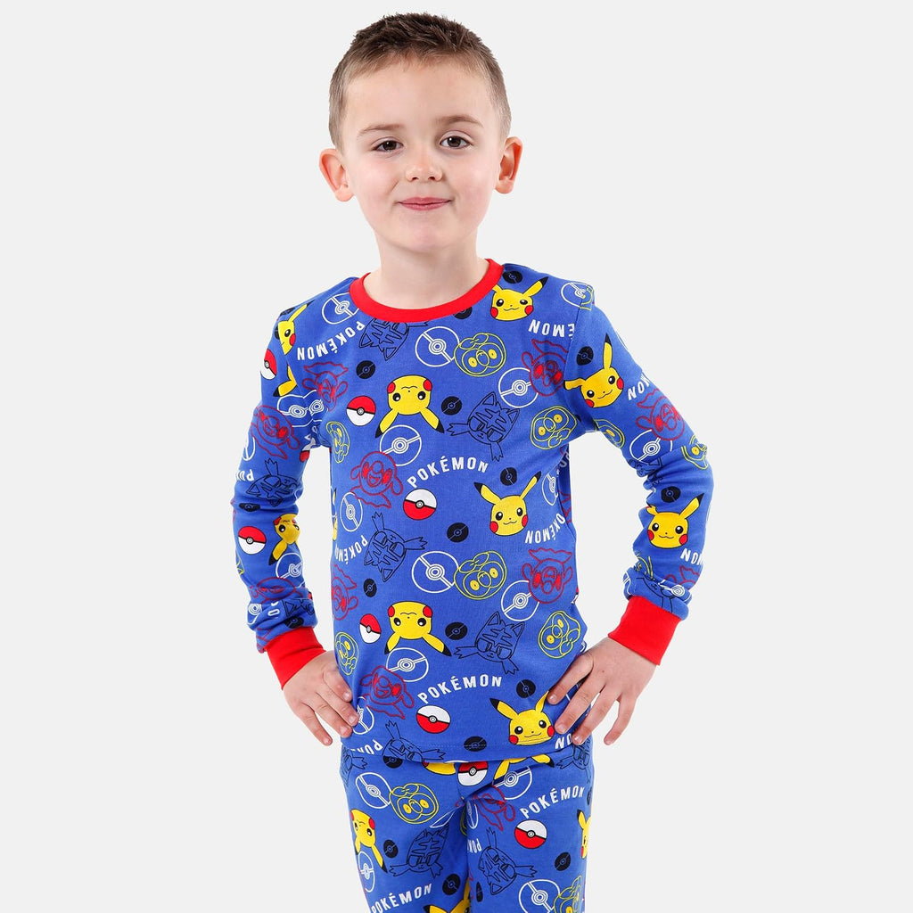 Pokemon Pajamas for Boys | Soft Cotton Pikachu Pajama | Officially Licensed Kids  Pjs